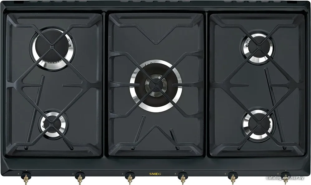 Газовая варочная панель Smeg SRV896AOGH