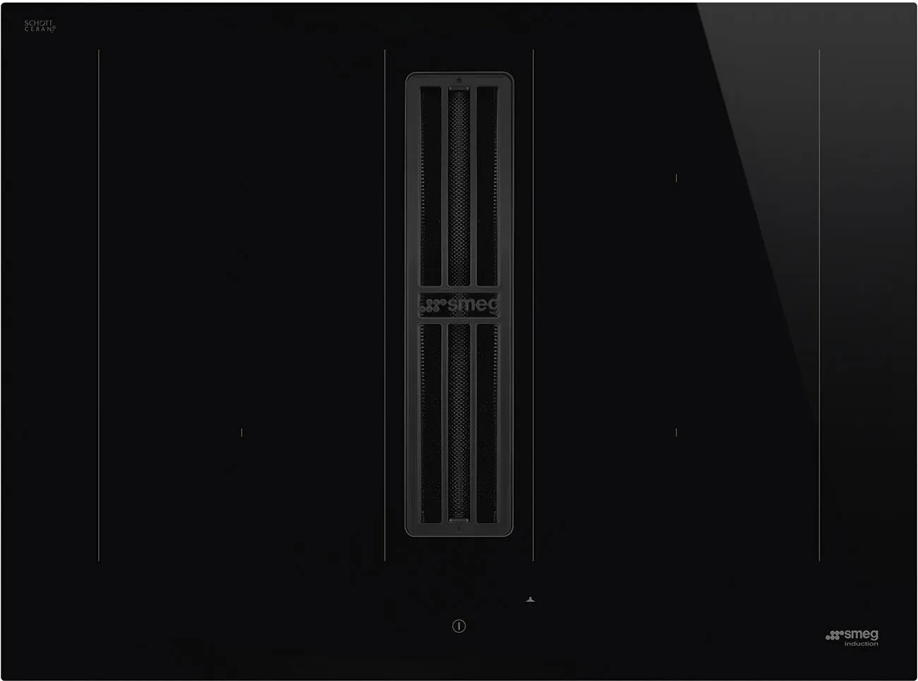 Индукционная варочная панель с вытяжкой Smeg HOBD472D2
