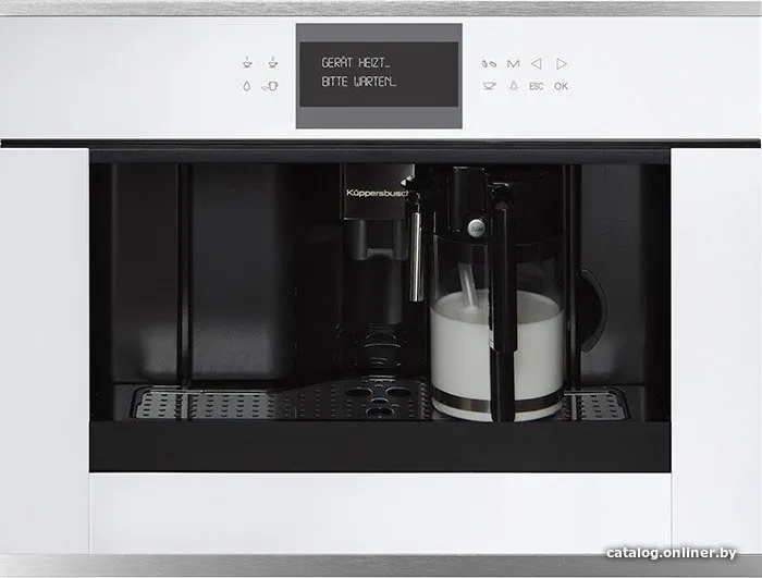 Встраиваемая кофемашина Kuppersbusch CKV 6550.0 W1 Нержавеющая сталь